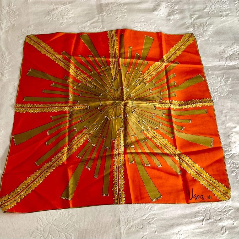 Vintage Vera Neumann Scarf Mid ‘60’s Ladybug Logo
